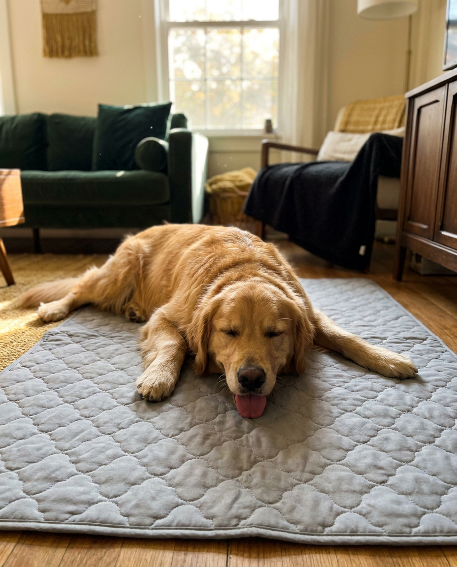 The Cooling Mat in Clover Gray
